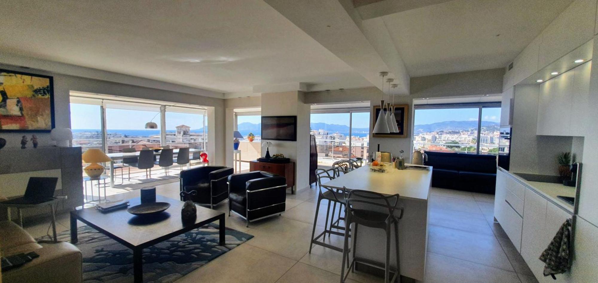 Villa Sur Le Toit - Vue Mer Exceptionnelle Cannes Kültér fotó