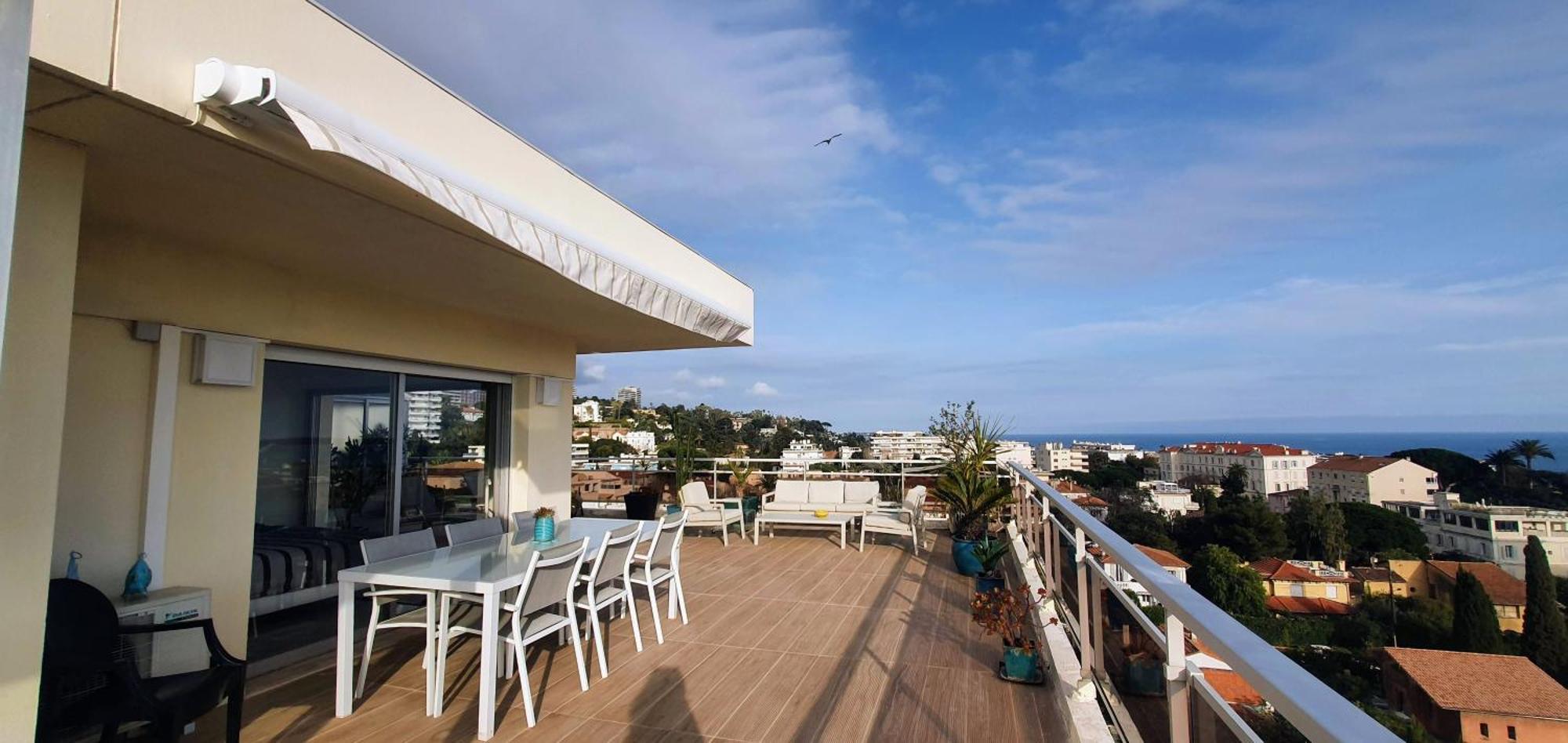 Villa Sur Le Toit - Vue Mer Exceptionnelle Cannes Kültér fotó