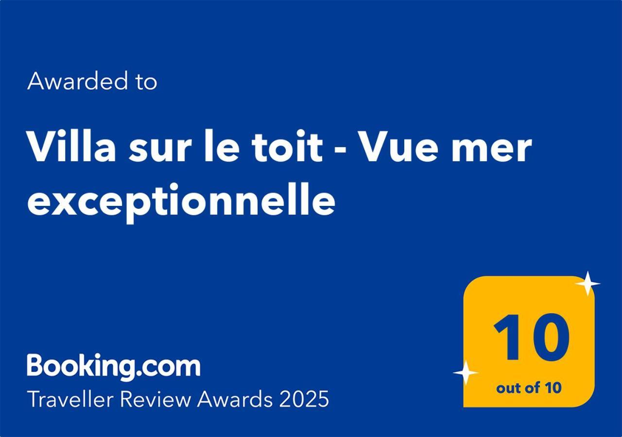 Villa Sur Le Toit - Vue Mer Exceptionnelle Cannes Kültér fotó