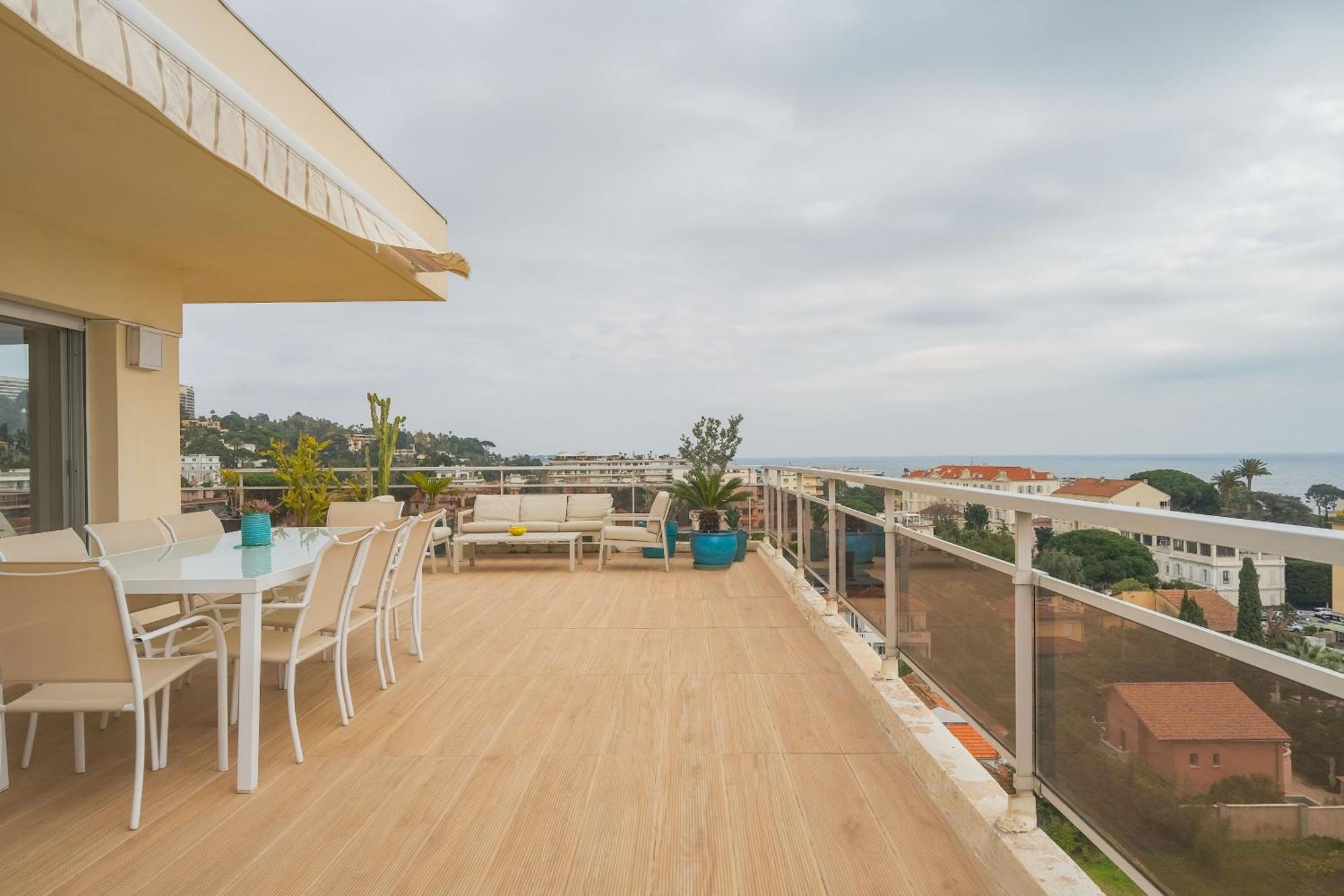 Villa Sur Le Toit - Vue Mer Exceptionnelle Cannes Kültér fotó