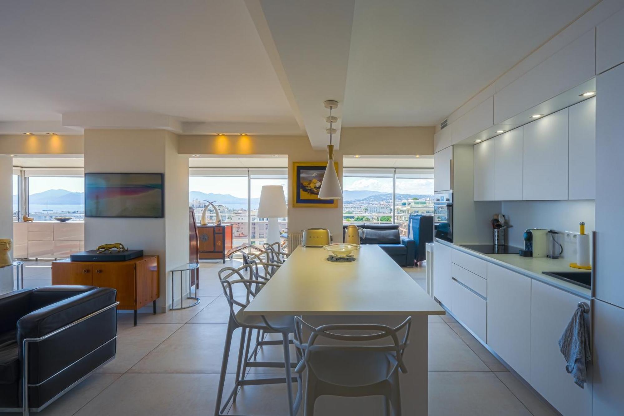 Villa Sur Le Toit - Vue Mer Exceptionnelle Cannes Kültér fotó
