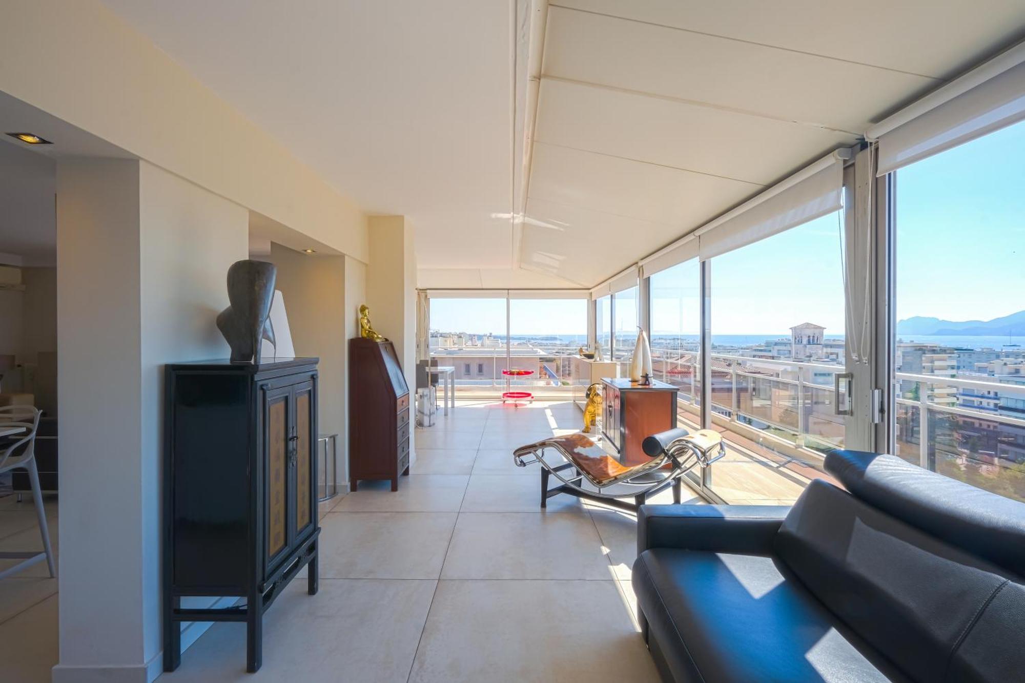 Villa Sur Le Toit - Vue Mer Exceptionnelle Cannes Kültér fotó